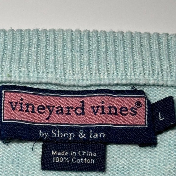 Vineyard Vines Sweater size large Men's Unisex Seafoam - Picture 13 of 13